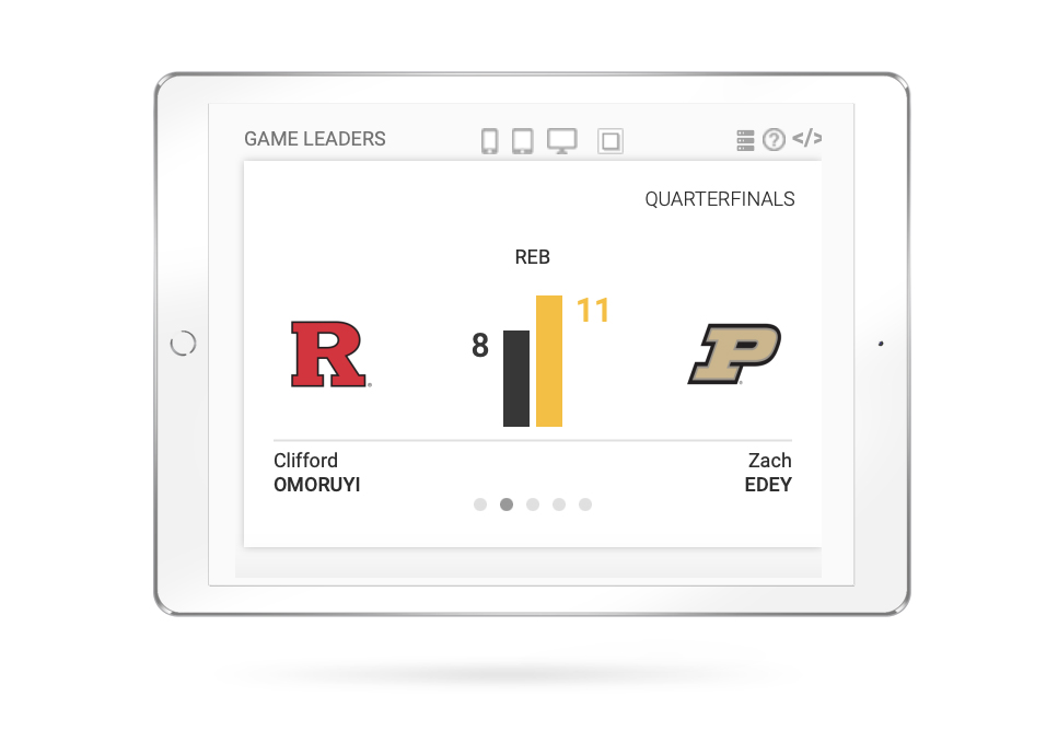 Decorative NCAA visual