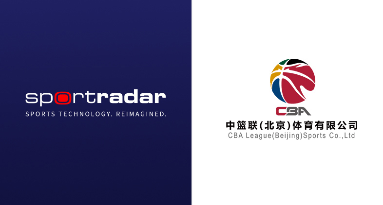 Sportradar & Chinese Basketball Association logos