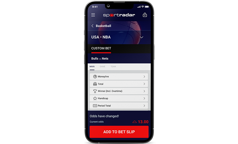 Custom Bet Image Basketball Sportradar